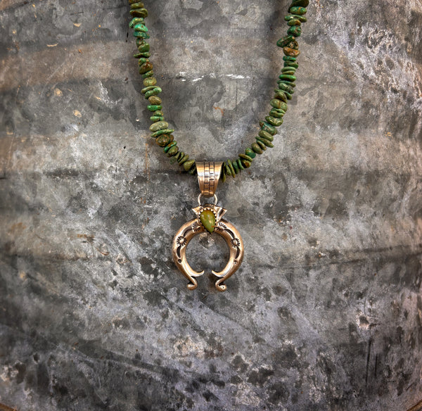 Navajo Sonoran & Kingman Naja Necklace