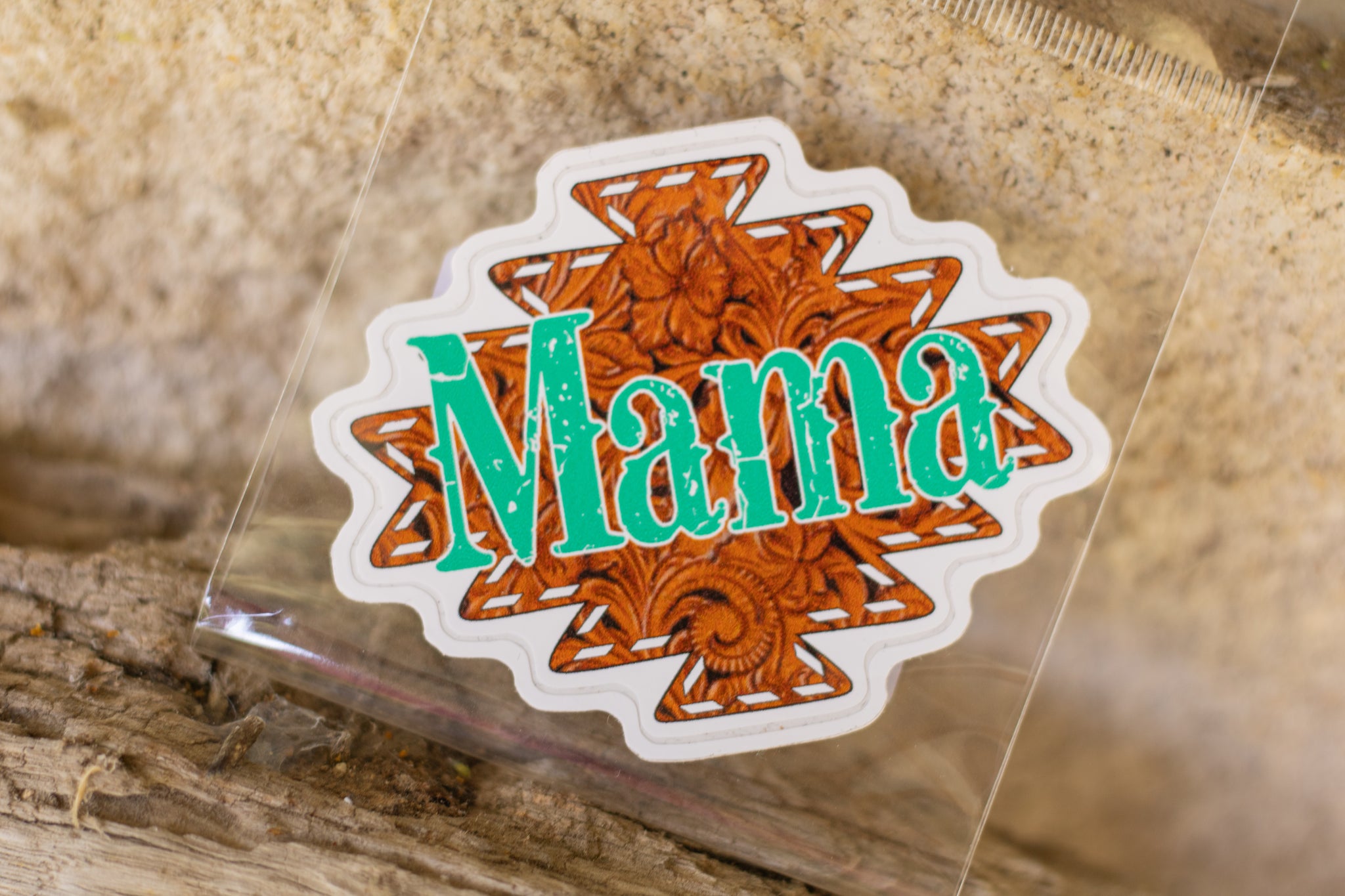 Mama Tooled Aztec Sticker