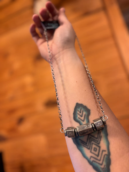 XLarge Barrel Bead Necklace