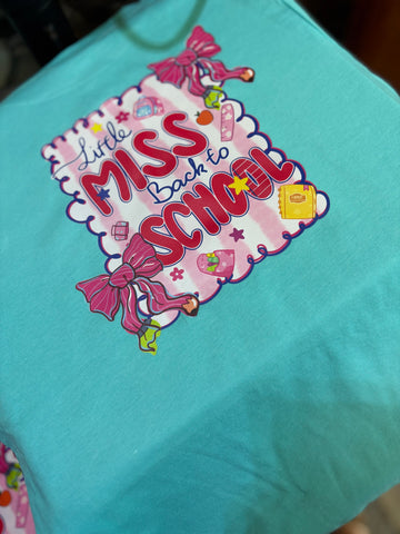Little Miss Back To School Tee