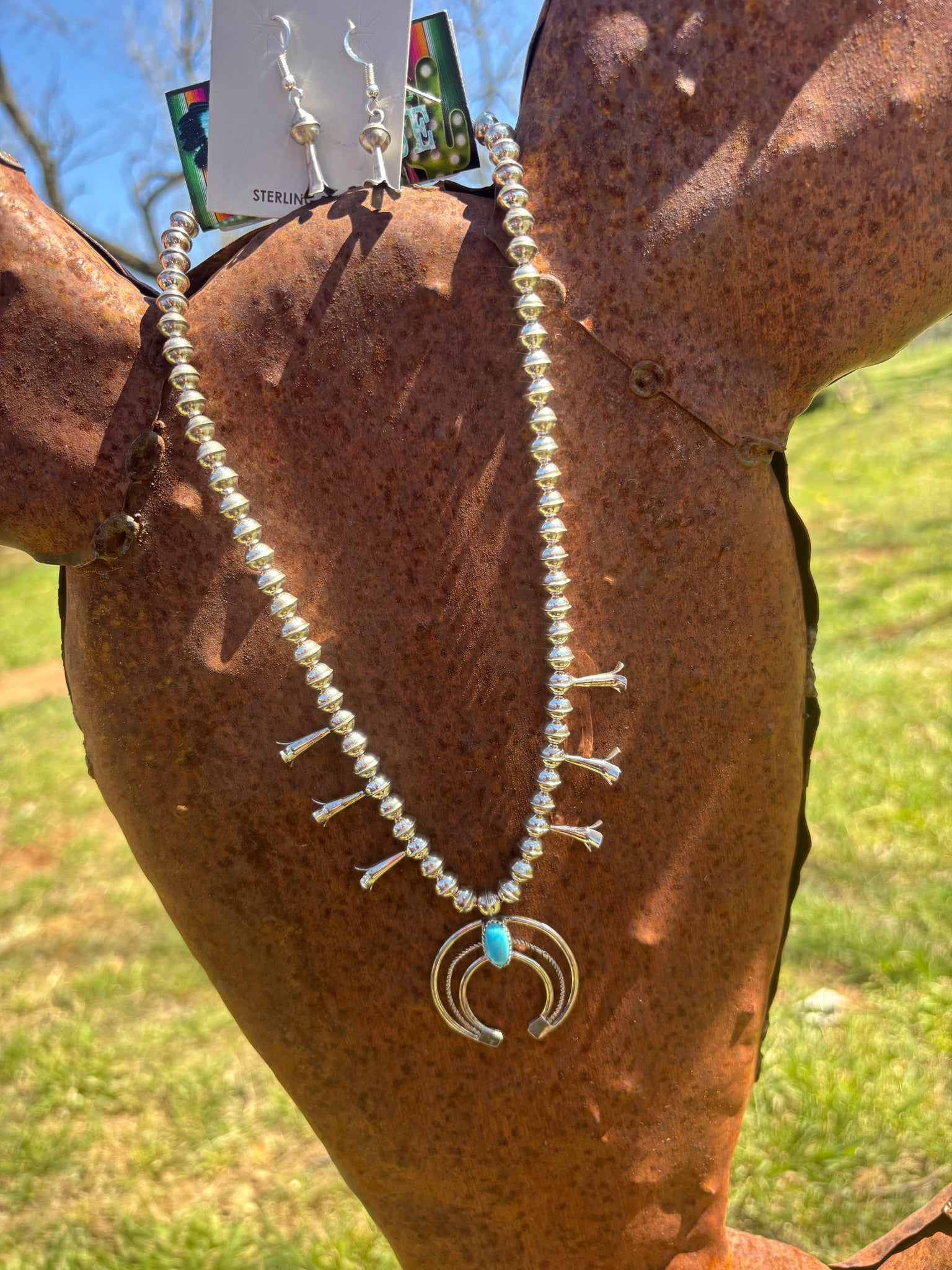 Lenora Garcia Kingman Naja Necklace & Earrings