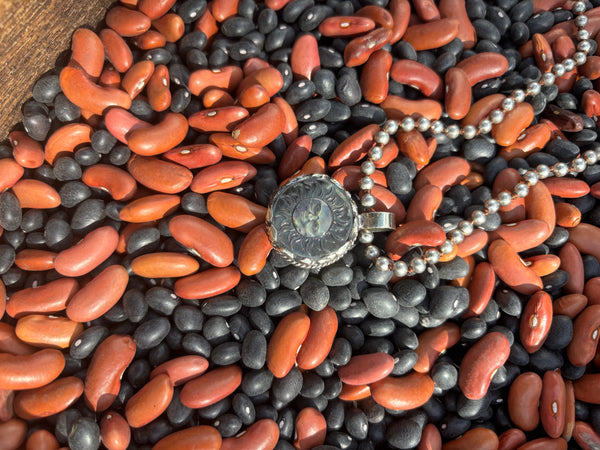 Tibet Abalone Sun Necklace