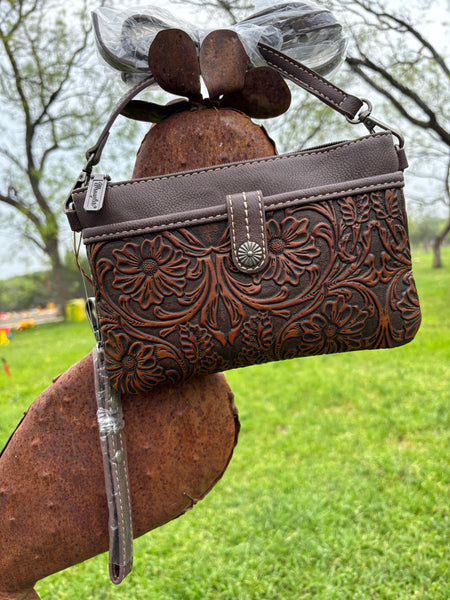 Tooled Crossbody