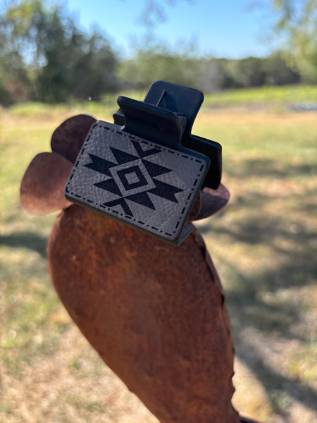 Aztec Claw Clip on Black