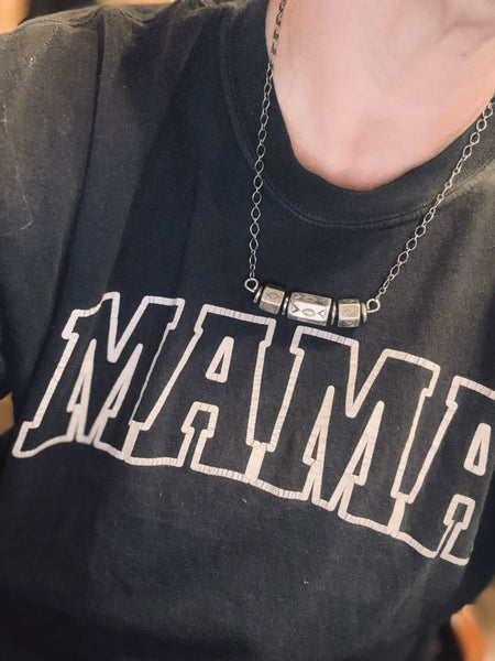 XLarge Barrel Bead Necklace