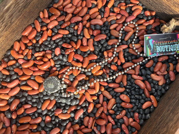 Tibet Abalone Sun Necklace
