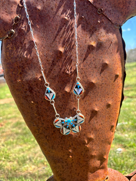 Carol Niha Zuni Multi Stone Necklace & Earrings