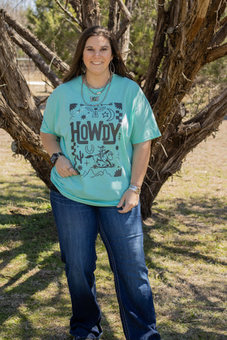 Howdy Collage Tee