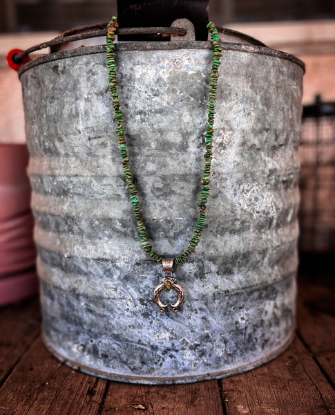 Navajo Sonoran & Kingman Naja Necklace