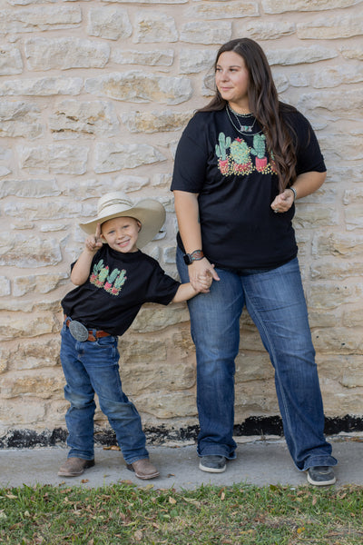 ADULTS Lit Potted Cactus Tee