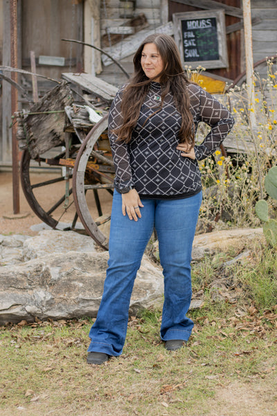 Country Nights Mesh Top