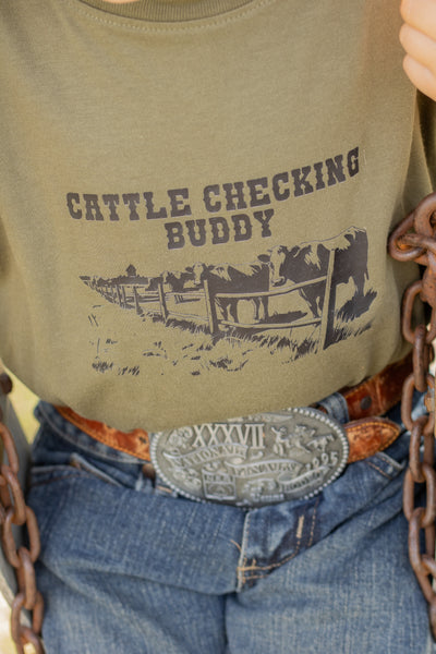 Cattle Checking Buddy Tee