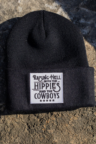 Black Hippies and The Cowboys Beanie