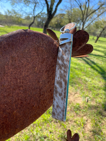 Cowhide Keychain