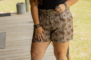 Bronco Threads Rope N Ride Shorts