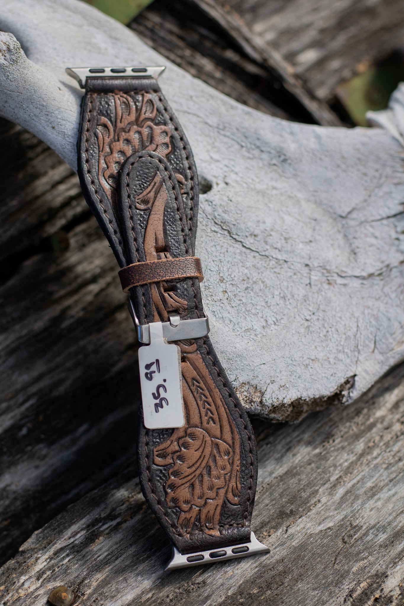 Tooled Thick Watchband