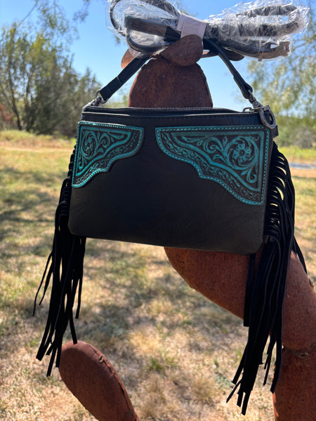 Tooled Corner Crossbody