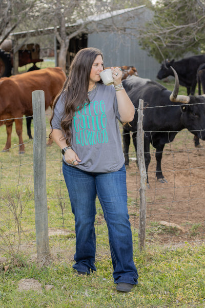 Coffee, Cattle & Cowboys Puff Tee