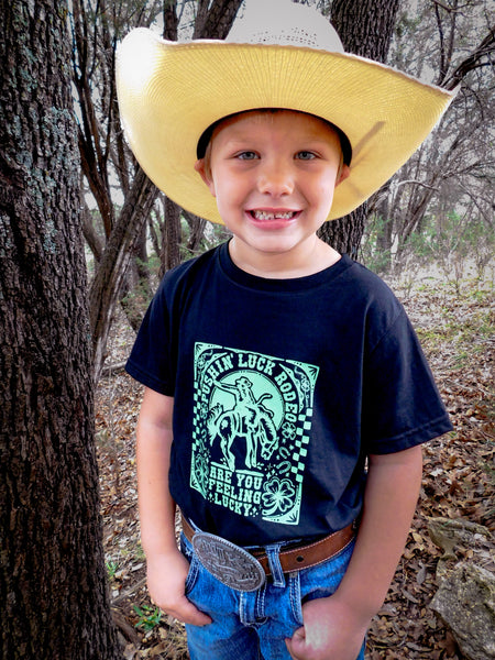 Push N' Luck Rodeo Kids Tee
